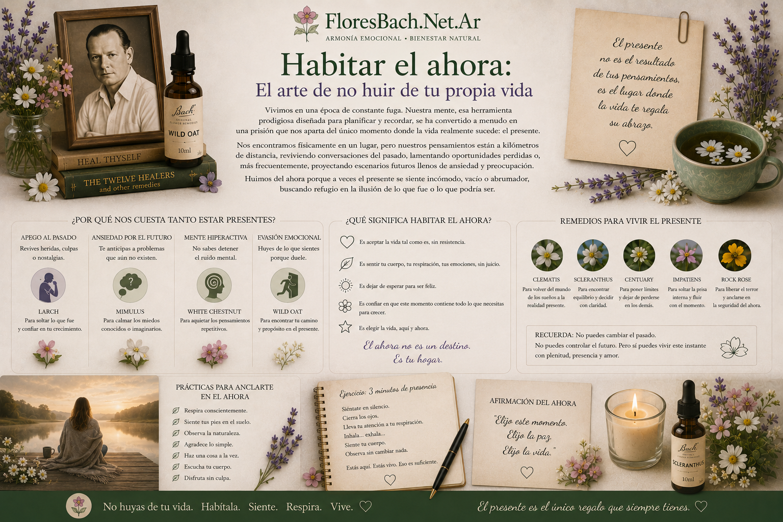 Habitar el ahora: El arte de no huir de tu propia vida | Floresbach