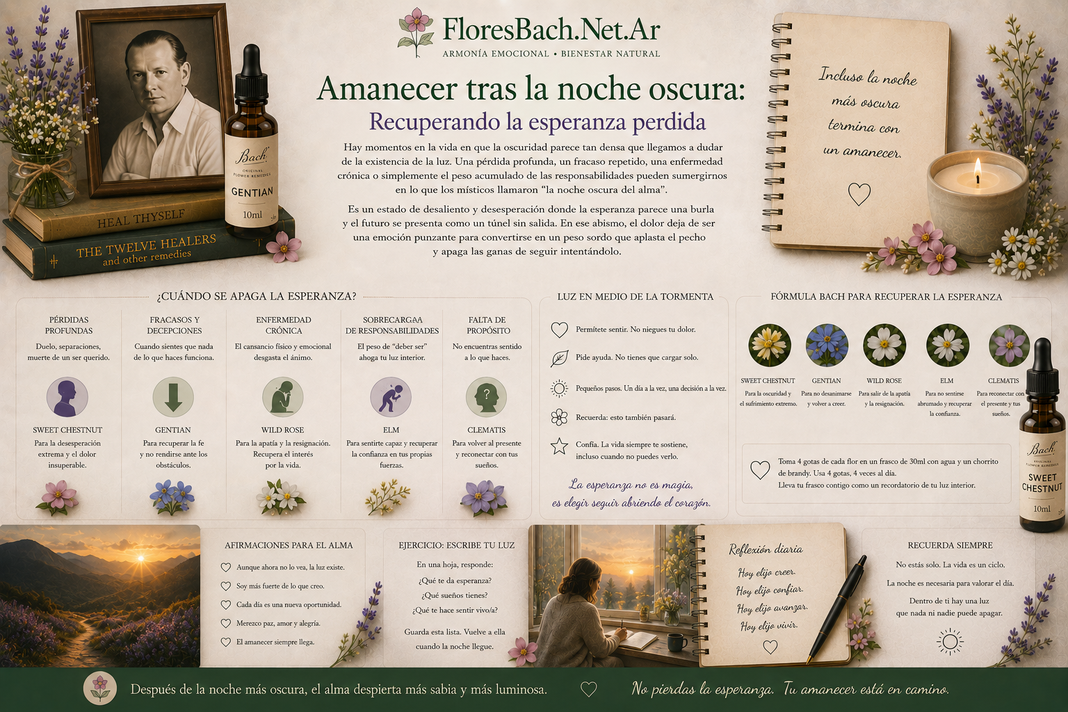 Amanecer tras la noche oscura: Recuperando la esperanza perdida | Floresbach